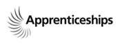 Apprentice logo - coloured - gery